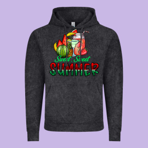 Sweet Sweet Summer Vintage Hoodie Designed By Cowhidedigitalart