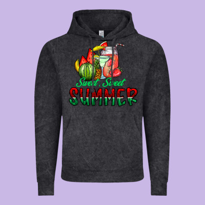 Sweet Sweet Summer Vintage Hoodie Designed By Cowhidedigitalart