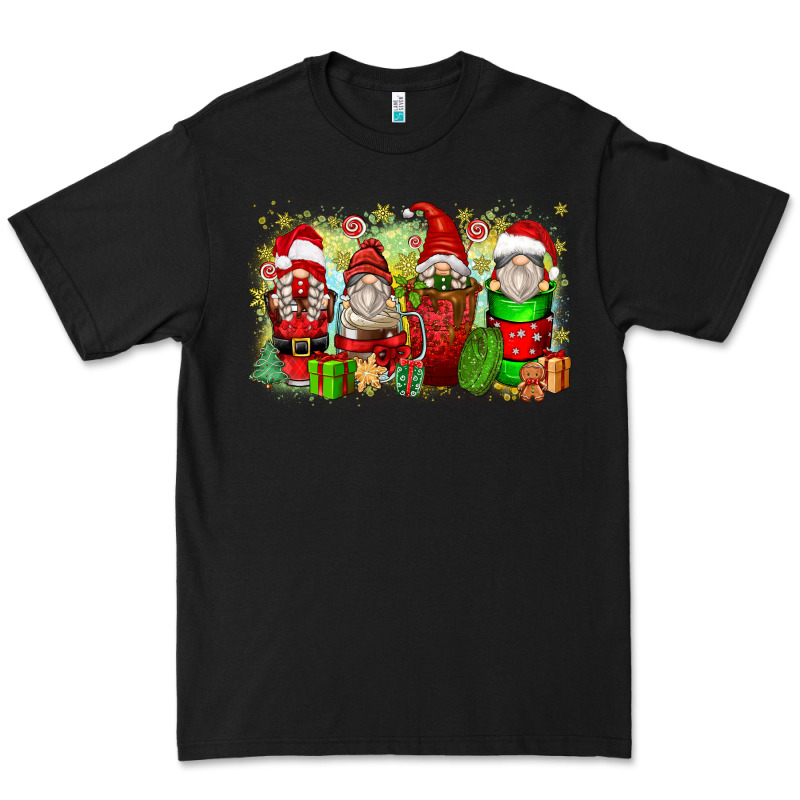 Christmas Gnome Coffee Cups Premium Tee by Zillion Design Studio | Teevron