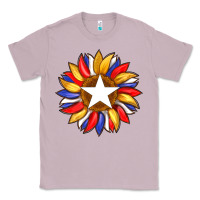 Lilac american flag and sunflower with star Classic Tee - Artiststas