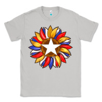 Moon Dust american flag and sunflower with star Classic Tee - Artiststas