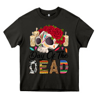Asphalt Day of the dead skeleton Heavy Core Tee - RanaPortraitStore