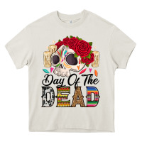 Day Of The Dead Skeleton Heavy Core Tee | Teevron