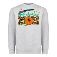 Heather Grey trap shooting mom Heavyweight Sweatshirt - AdoDesignShop