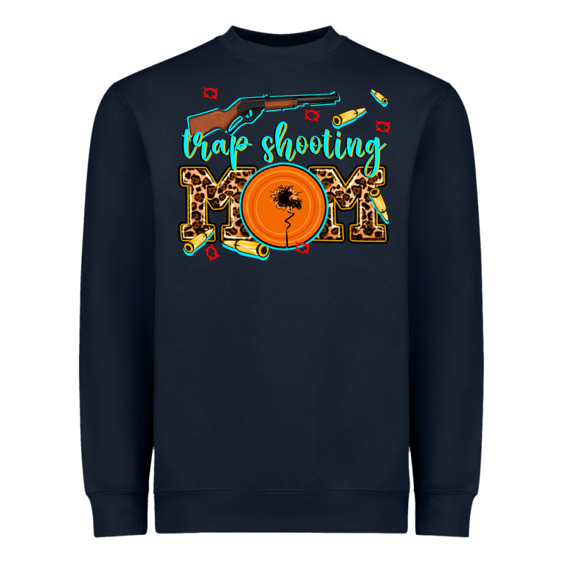 Trap Shooting Mom Heavyweight Sweatshirt by AdoDesignShop | Teevron