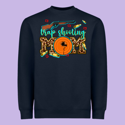 Trap Shooting Mom Heavyweight Sweatshirt Designed By Adodesignshop