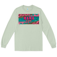 Matcha pink roses mama of girls license plate Long Sleeve Tee - Artiststas