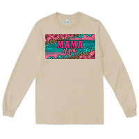 Mushroom pink roses mama of girls license plate Long Sleeve Tee - Artiststas