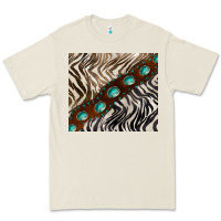 Bone zebra gemstone leather Premium Tee - BarkalooDesign