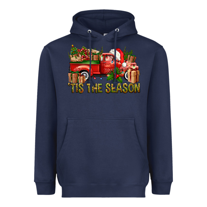 Tis' The Season Christmas Truck Heavyweight Hoodie by BundleAndBundleShop | Teevron