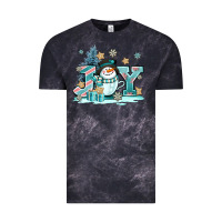 Cloud Black cute coffeecup snowmanand joy Vintage Tee - AdoDesignShop