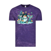 Cloud Purple cute coffeecup snowmanand joy Vintage Tee - AdoDesignShop