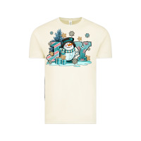Vintage Arctic cute coffeecup snowmanand joy Vintage Tee - AdoDesignShop