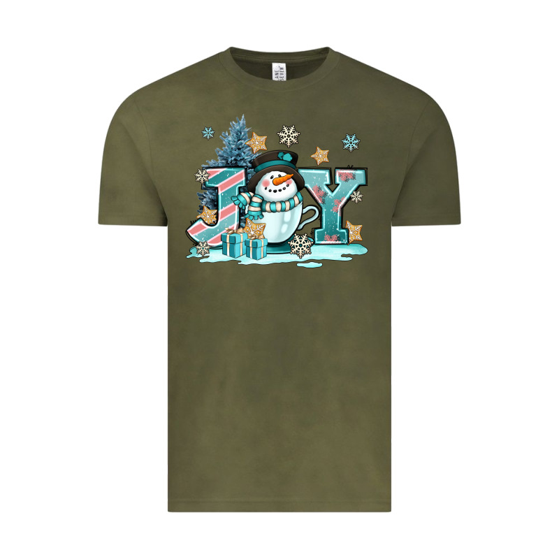 Cute Coffeecup Snowmanand Joy Vintage Tee by AdoDesignShop | Teevron