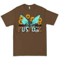 Cacao created with a purpose Premium Tee - texasbilliewilder