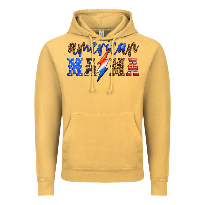 American Mama Thunderbolt Vintage Hoodie by HRA Design Shop | Teevron