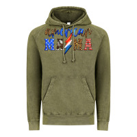 Vintage Olive american mama thunderbolt Vintage Hoodie - HRA Design Shop