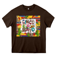 Chocolate Brown Cinco de mayo Heavy Core Tee - RanaPortraitStore