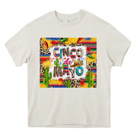 Cream Cinco de mayo Heavy Core Tee - RanaPortraitStore