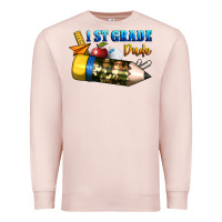 Pale Pink 1 st grade dude Premium Sweatshirt - BundleAndBundleShop