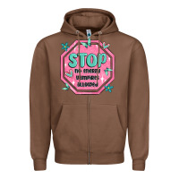 Chestnut stop no energy vampires allowed Zipper Hoodie - MaliasSmallBusiness