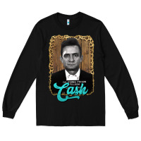 Black johnny cash Long Sleeve Tee - AdoDesignShop