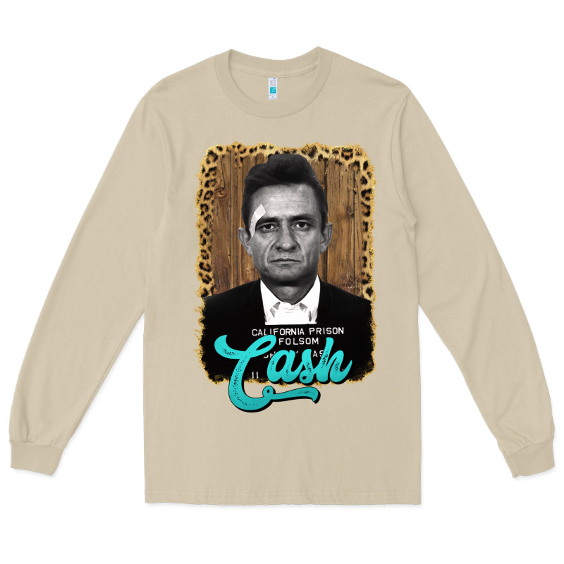 Johnny Cash Long Sleeve Tee by AdoDesignShop | Teevron