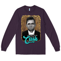 Plum johnny cash Long Sleeve Tee - AdoDesignShop
