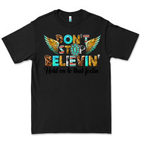 Black dont stop believing Premium Tee - texasbilliewilder