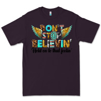 Plum dont stop believing Premium Tee - texasbilliewilder