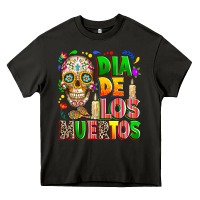 Asphalt Dia de los muertos Heavy Core Tee - RanaPortraitStore