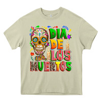 Mossy Dia de los muertos Heavy Core Tee - RanaPortraitStore