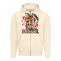 Sandshell crushed 100 days of school Zipper Hoodie - MaliasSmallBusiness
