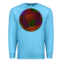 Ocean Blue halloween round earrings 2 Premium Sweatshirt - BundleAndBundleShop
