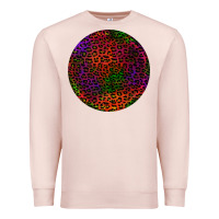 Pale Pink halloween round earrings 2 Premium Sweatshirt - BundleAndBundleShop