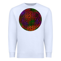 White halloween round earrings 2 Premium Sweatshirt - BundleAndBundleShop