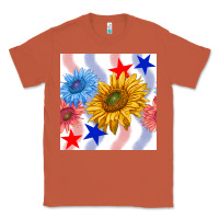Copper patriotic sunflowers Classic Tee - BundleAndBundleShop