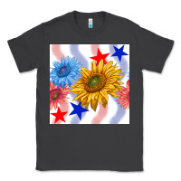 Smoke patriotic sunflowers Classic Tee - BundleAndBundleShop
