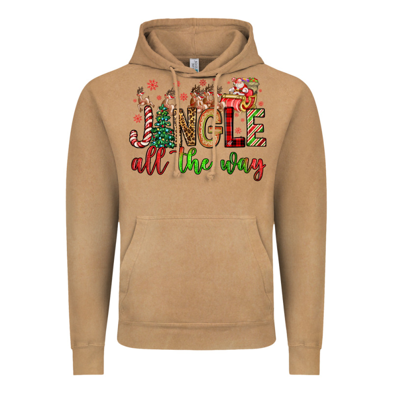 Jingle All The Way Vintage Hoodie by FaDigitalArtStudio | Teevron