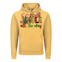 Vintage Mustard jingle all the way Vintage Hoodie - FaDigitalArtStudio