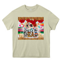 Mossy Day of the dead skeleton Heavy Core Tee - RanaPortraitStore