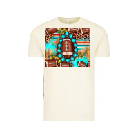 Vintage Arctic football leopard turquoise gemstone sunflower Vintage Tee - JahusDesignShop