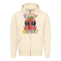 Sandshell stay sweet Zipper Hoodie - MaliasSmallBusiness