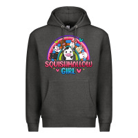 Charcoal Heather squishmallow girl Premium Hoodie - JahusDesignShop
