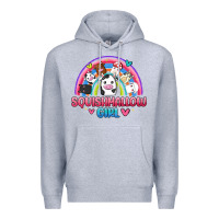 Heather Grey squishmallow girl Premium Hoodie - JahusDesignShop
