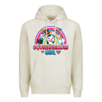 Oatmeal Heather squishmallow girl Premium Hoodie - JahusDesignShop
