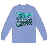 Colony Blue mama tried aztec turquoise Long Sleeve Tee - AdoDesignShop
