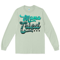 Matcha mama tried aztec turquoise Long Sleeve Tee - AdoDesignShop