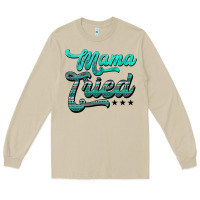 Mushroom mama tried aztec turquoise Long Sleeve Tee - AdoDesignShop
