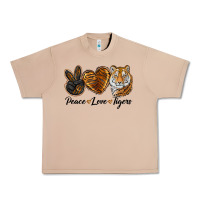 Burro peace love tigers head Urban Heavy Tee - JahusDesignShop